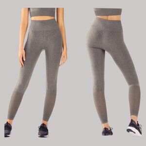 Fabletics Seamless Leggings XS Gray‎ High Rise Compression Workout Pants